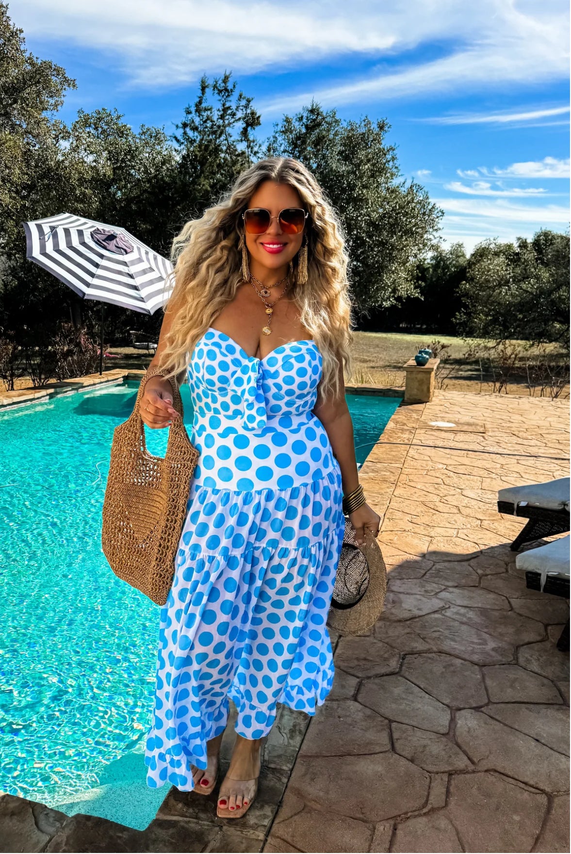 FINAL SALE Dolce Vita Swim Set - Blue