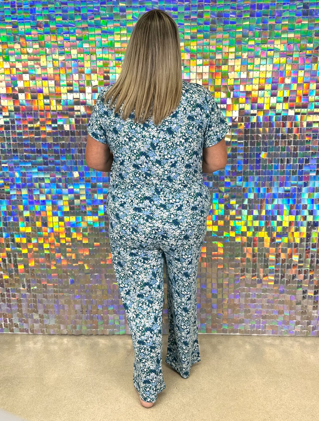 Alli Pant Set - Day Dreaming Blue