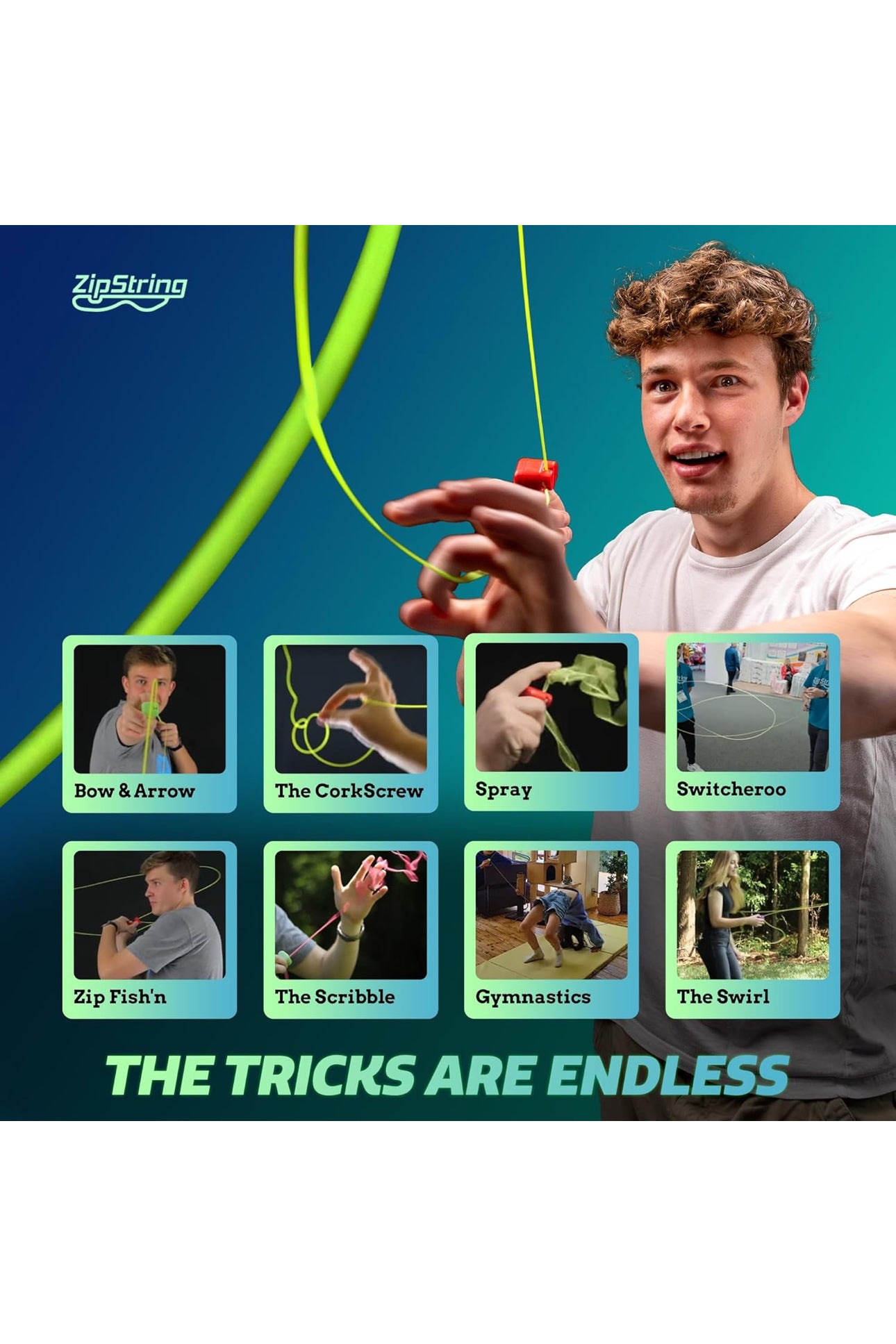 The Original ZipString - Rock It Red