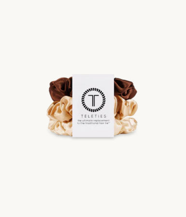 Teleties Small Scrunchies 3 Pack - For The Love of Nude