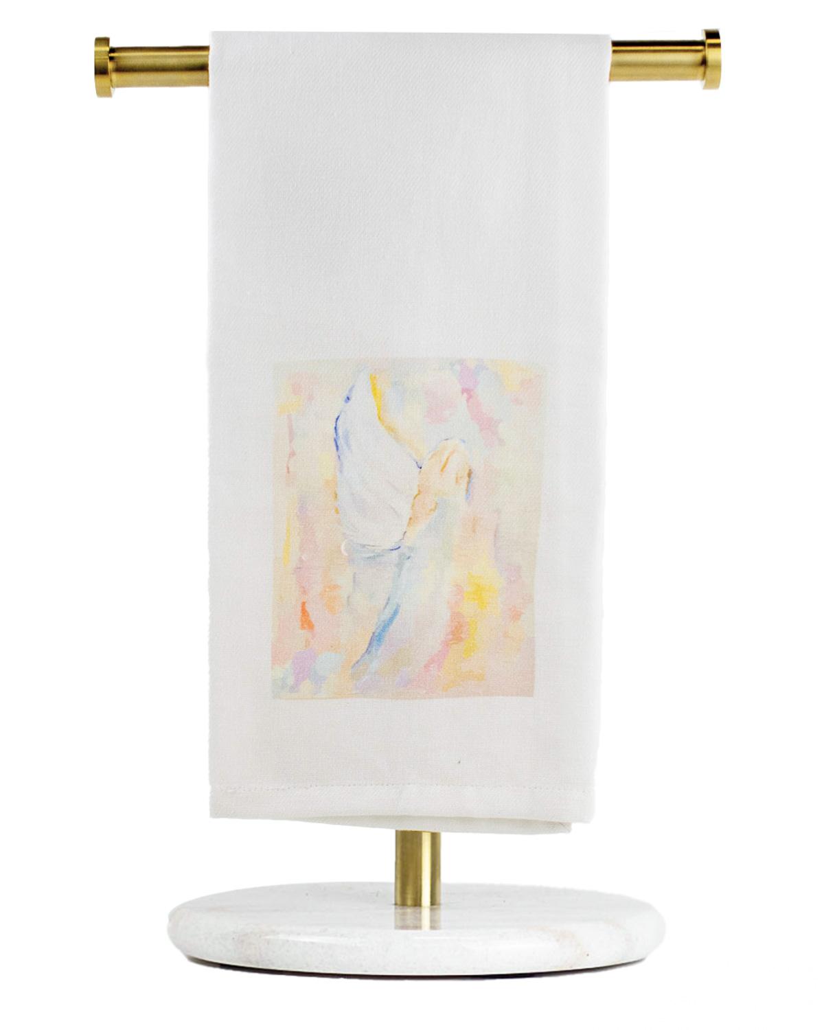 Julianna Angel Hand Towel - White/Multi