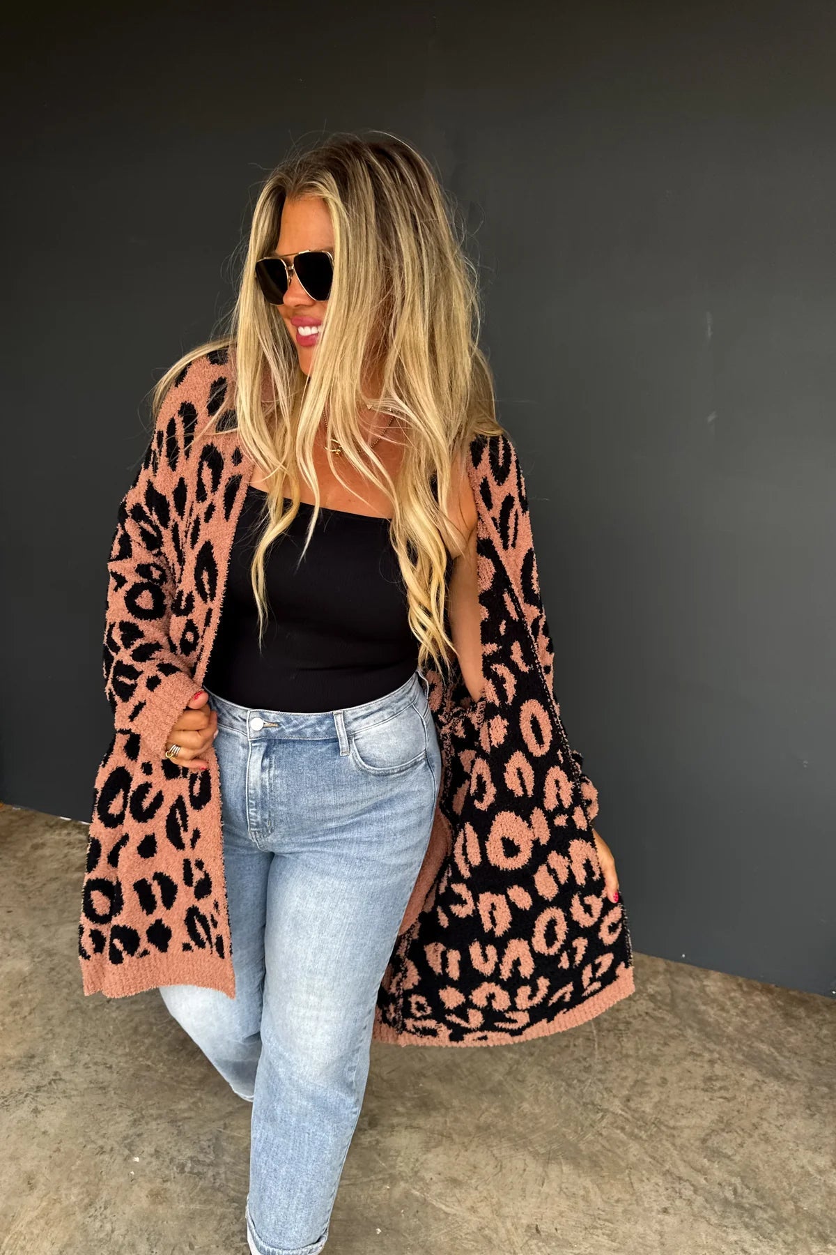 Cloud Cardigan - Cheetah