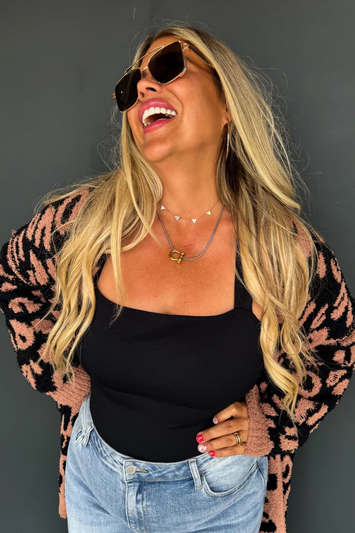 Cloud Cardigan - Cheetah