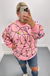 Queen of Sparkles Jeweled Christmas Lights Sweatshirt - Pink