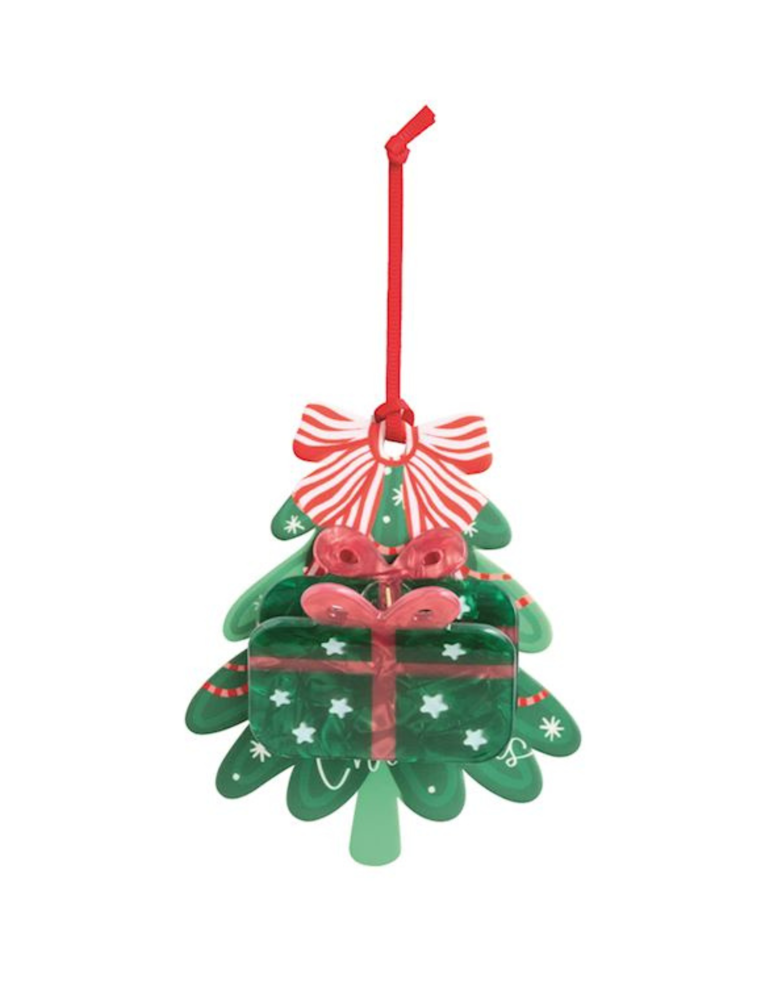 Holiday Claw Clips - Present