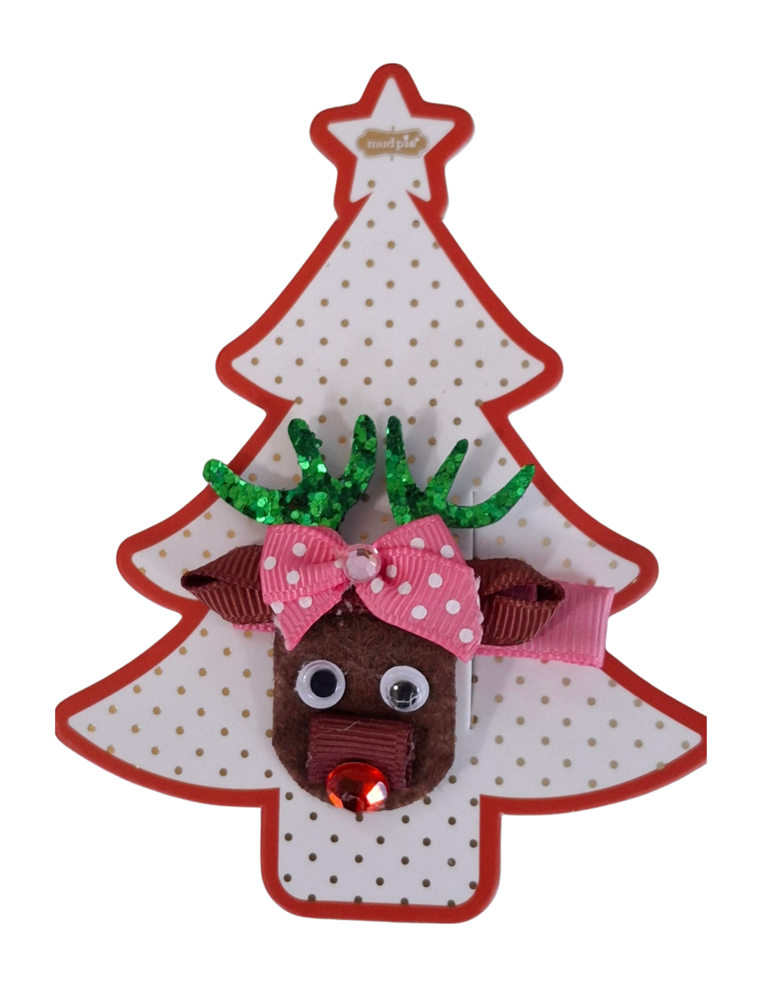Christmas Icon Clips - Pink Reindeer