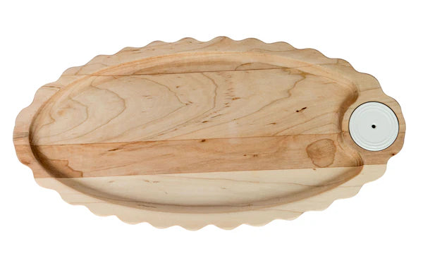 Nora Fleming Scalloped Anniversary Tray - Maple