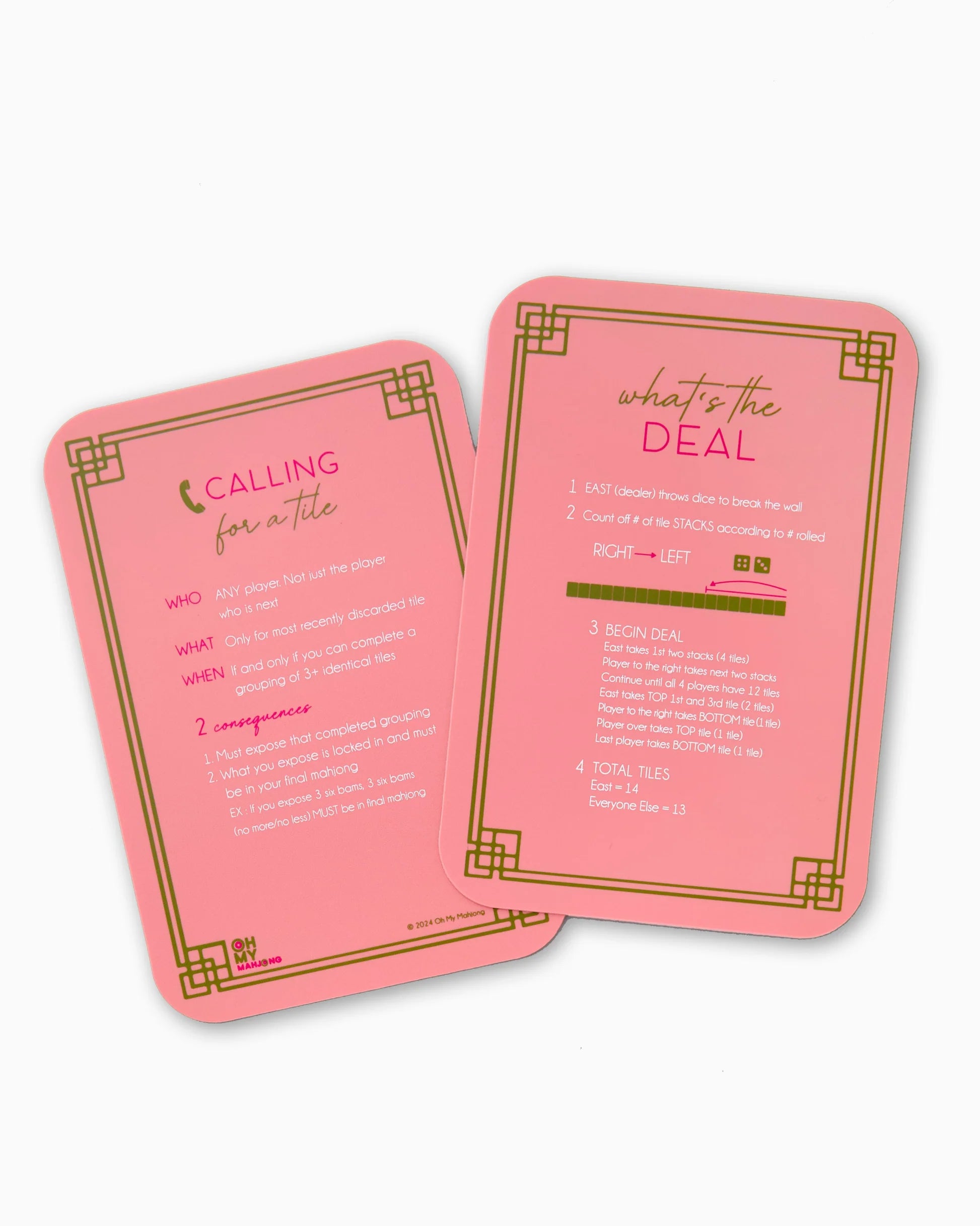 Coral Mahjong Shufflers