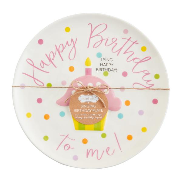 Birthday Singing Plate