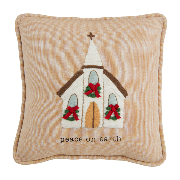 Peace Mini Nativity Pillow