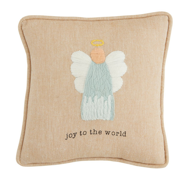 Joy Mini Nativity Pillow