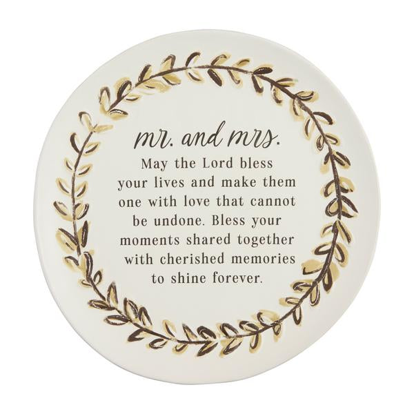 Mr and Mrs Bless Plate