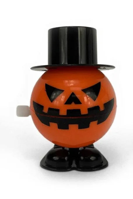 FINAL SALE Halloween Wind Up Toy - Pumpkin