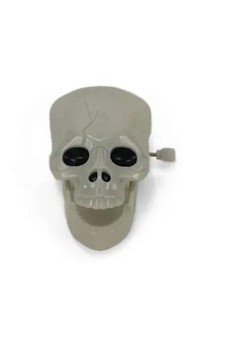 FINAL SALE Halloween Wind Up Toy - Skull