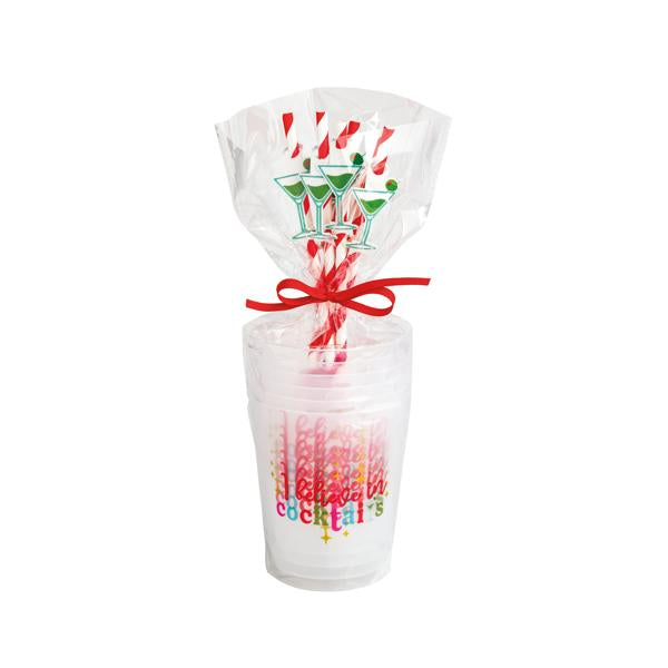 Holliday Party Cup Set - Red