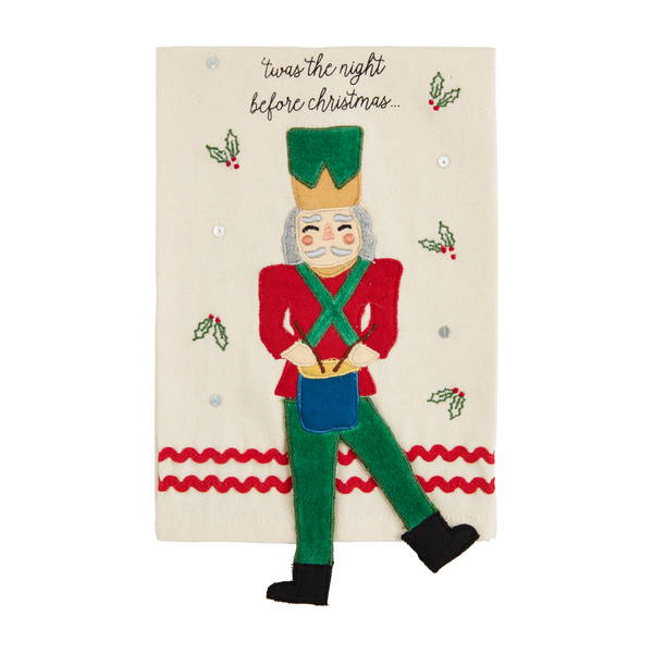 T'Was Nutcracker Dangle Leg Towel