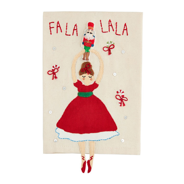 Fa La Dancer Dangle Leg Dish Towel