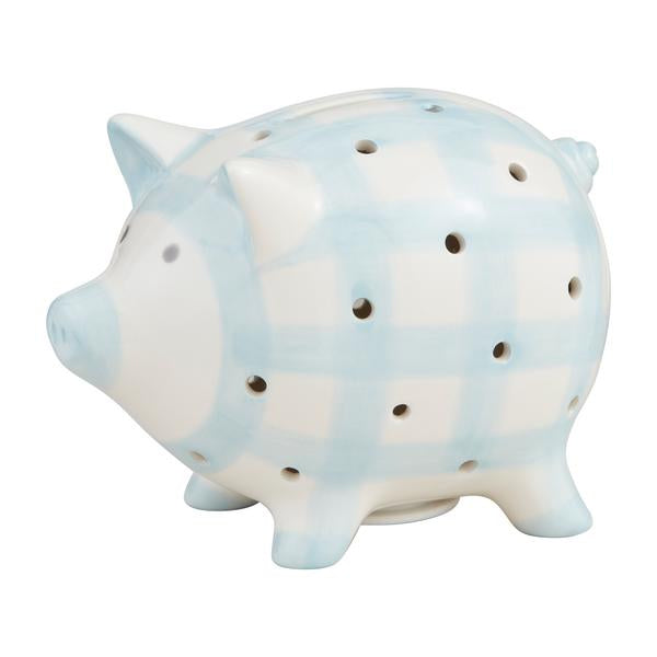 Blue Light Up Piggy Bank