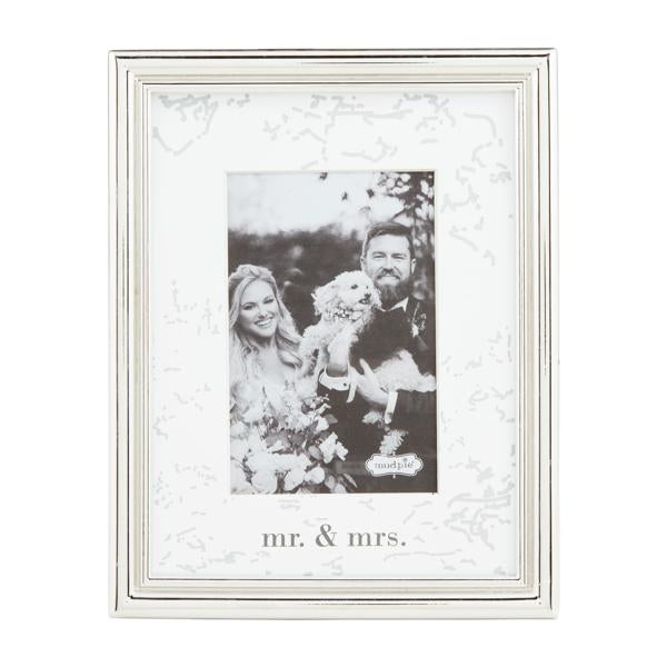 4x6 Mr & Mrs Metal Frame