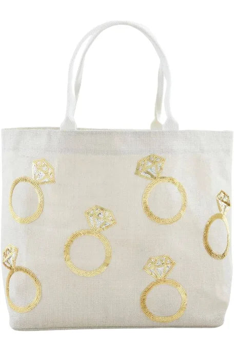 Bride Sparkle Tote - Ring