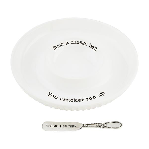 Cheese Ball  Dish Set