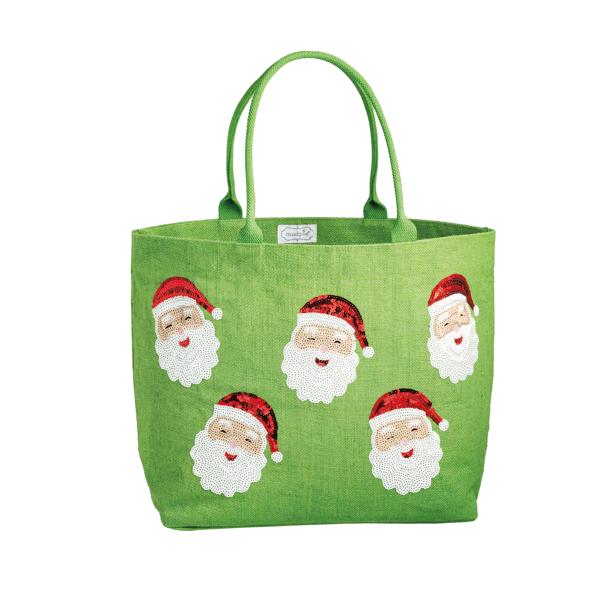 Holiday Sparkle Tote - Green