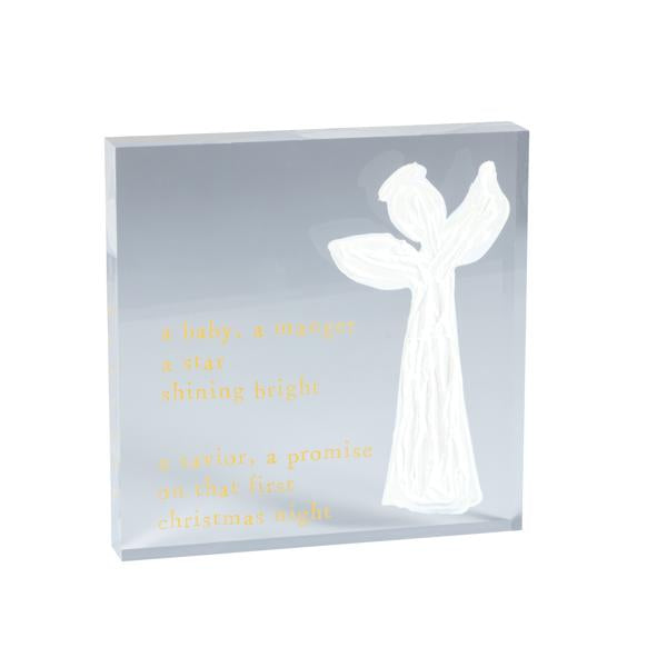 A Baby Angel Scrpture Plaque
