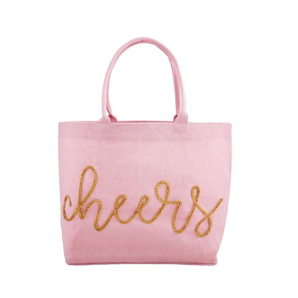 Cheers Sparkle Tote - Blush