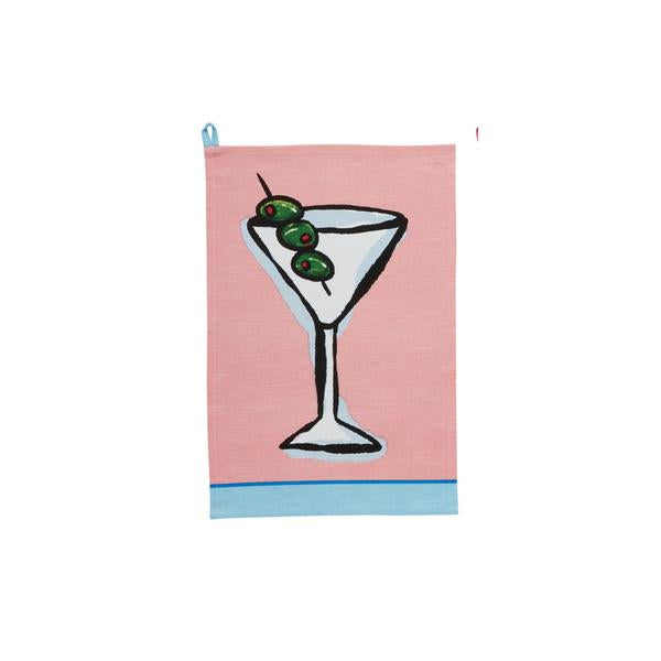 Tini Color Trim Cocktail Towel