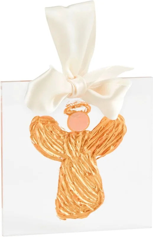Acrylic Ornament - Gold Angel