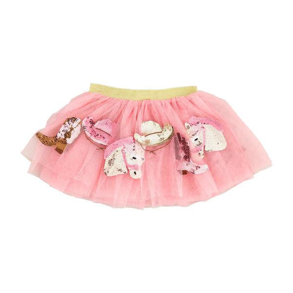 Western Sequin Tutu - Pink