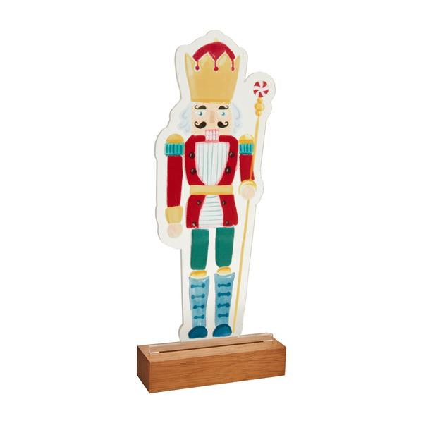 Large Acrylic Light Up Nutcracker
