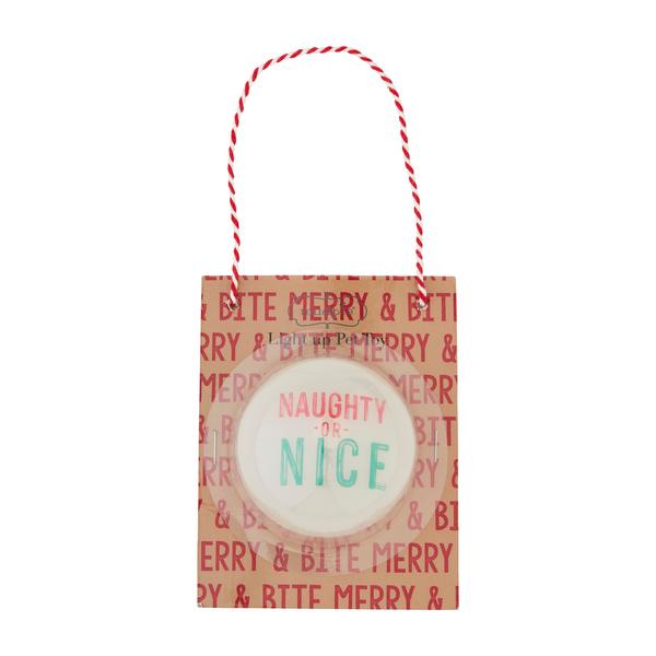 Feliz XMAS Light Up Ball Toy