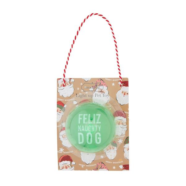 Naughty XMAS Light Up Ball Toy