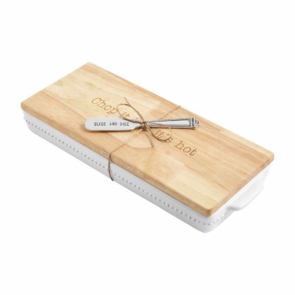 Chop it Ceramic Tray and Board Set