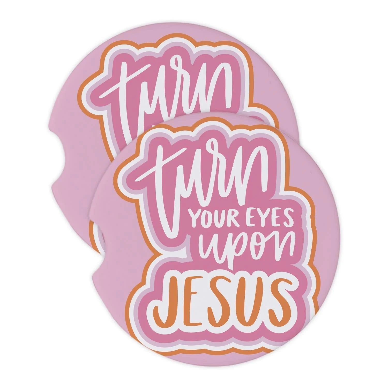 Mary Square Car Coaster - Eyes Upon Jesus