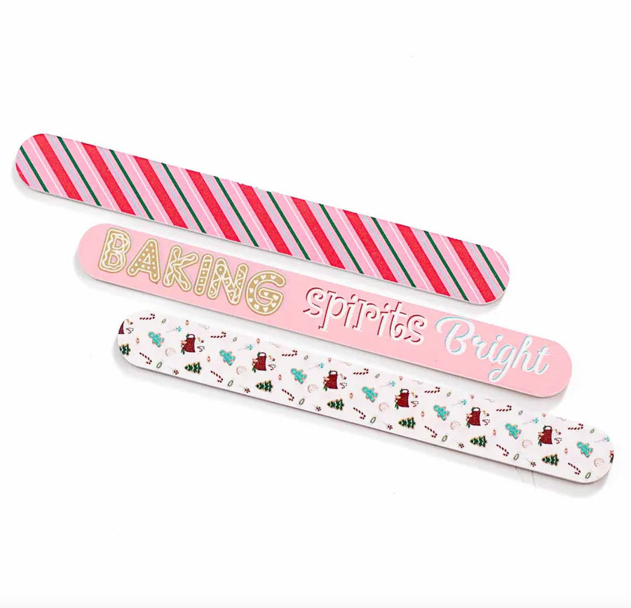 Baking Spirits Bright Nail Files- Pink/Multi