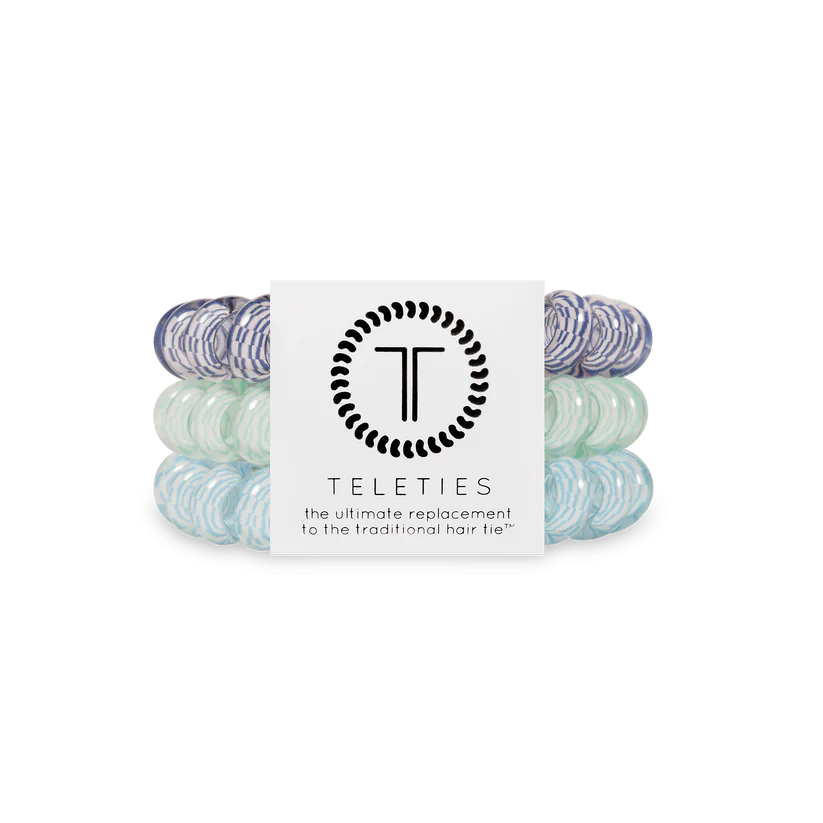 Teleties Large 3 Pack - Totally Turquoise