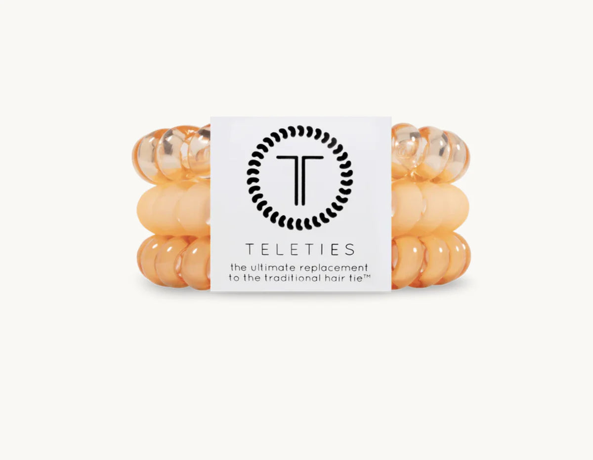 Teleties Large 3 Pack - Peach Fuzz