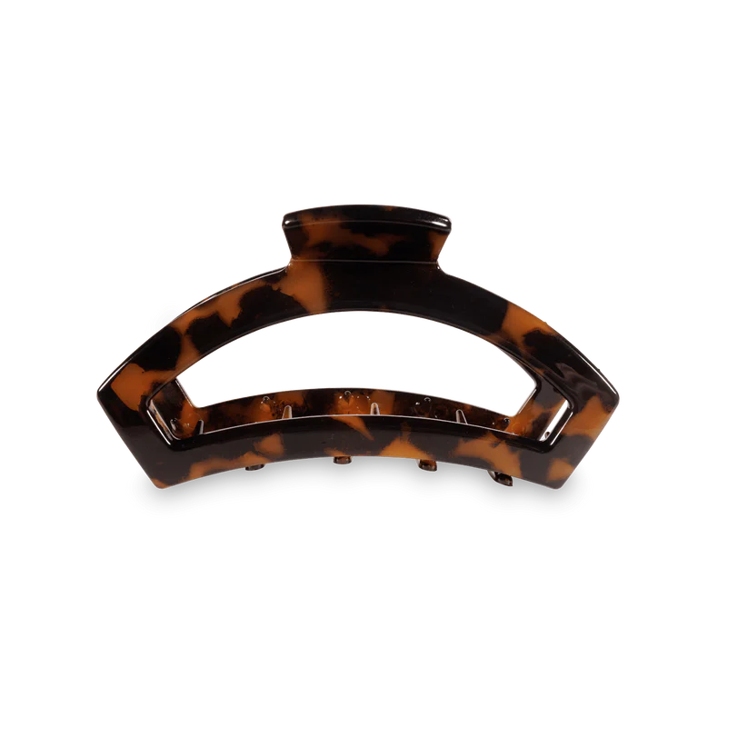 Teleties Small Open Hair Clip - Tortoise