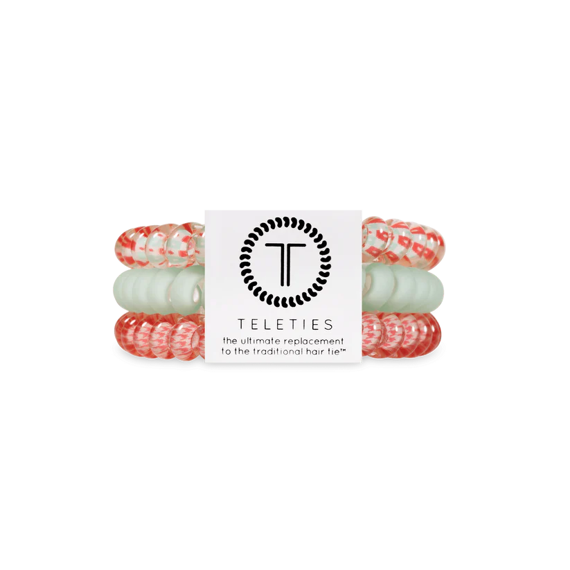 Teleties Small 3 Pack - Calming Coral