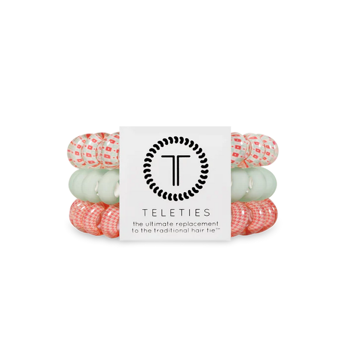 Teleties Large 3 Pack - Calming Coral