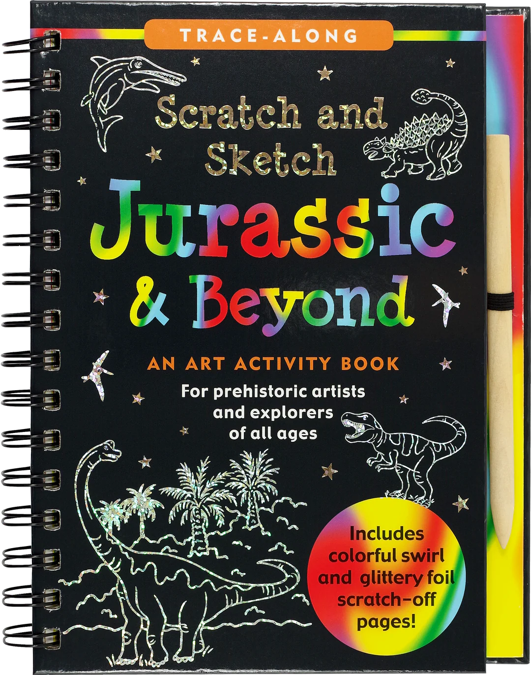 Scratch and Sketch Jurassic & Beyond Art Activity Book