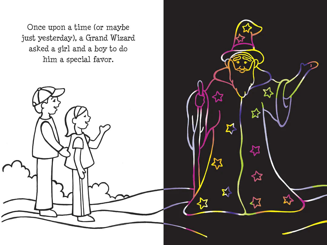 Scratch and Sketch Enchanted Forest Art Activity Book