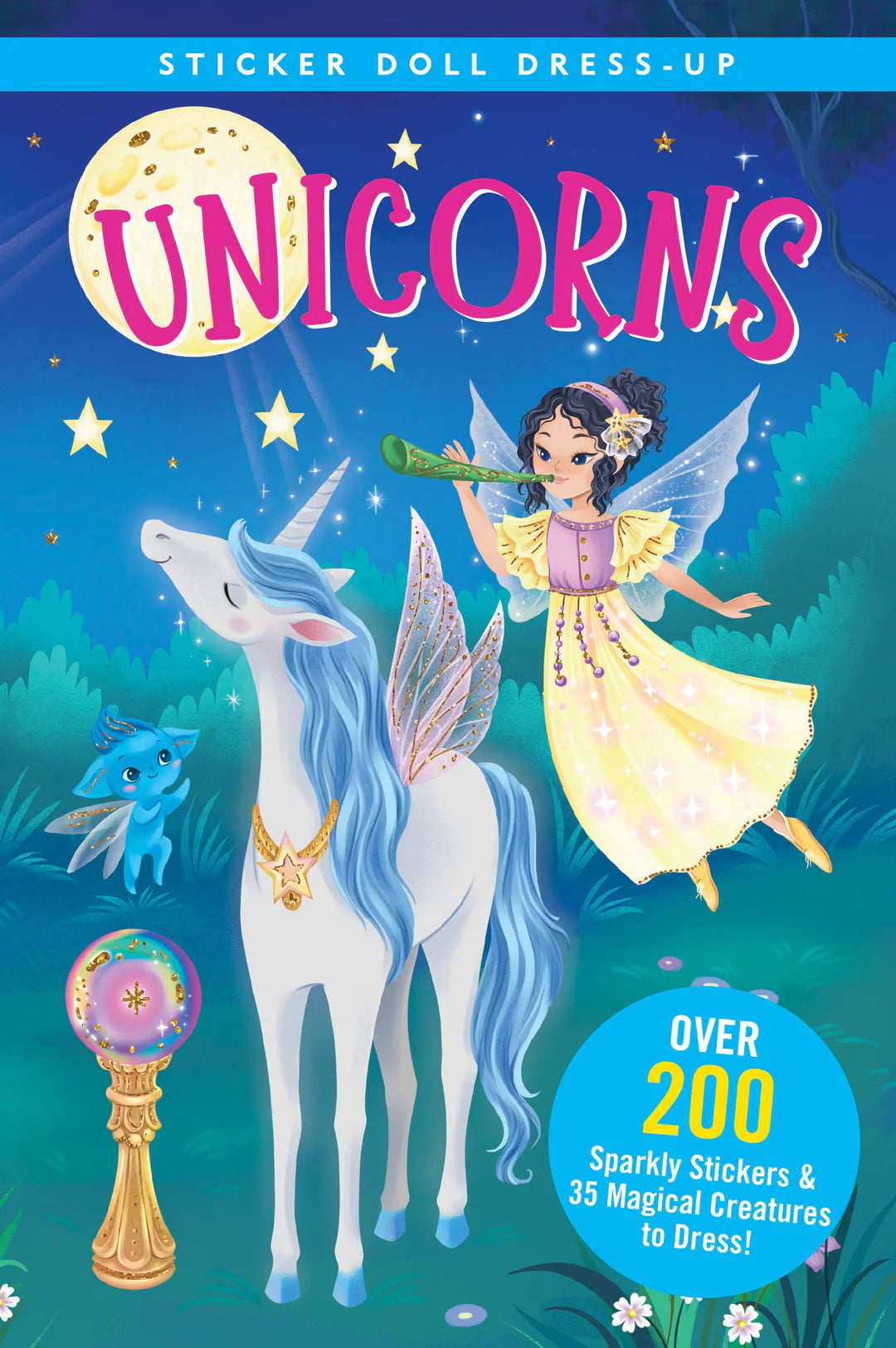 Unicorns Sticker Doll Dress-Up