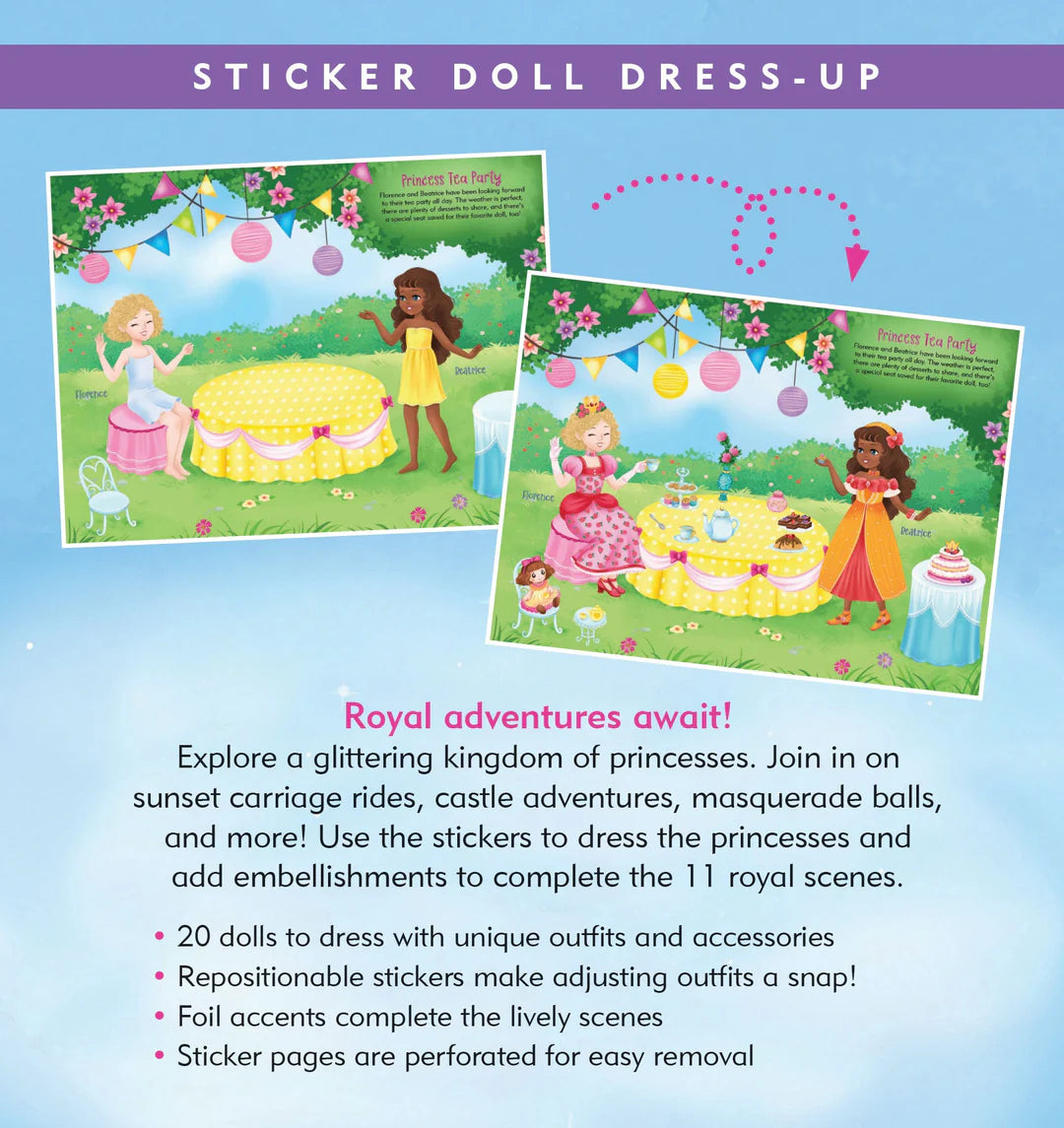 Princesses Sticker Doll Dress-Up