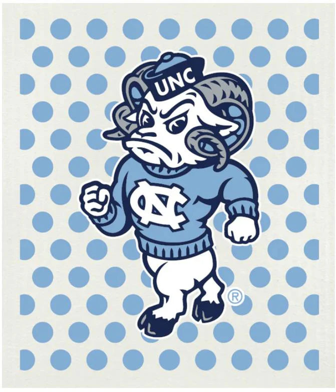 Swedish Wet Cloth - UNC Mascot