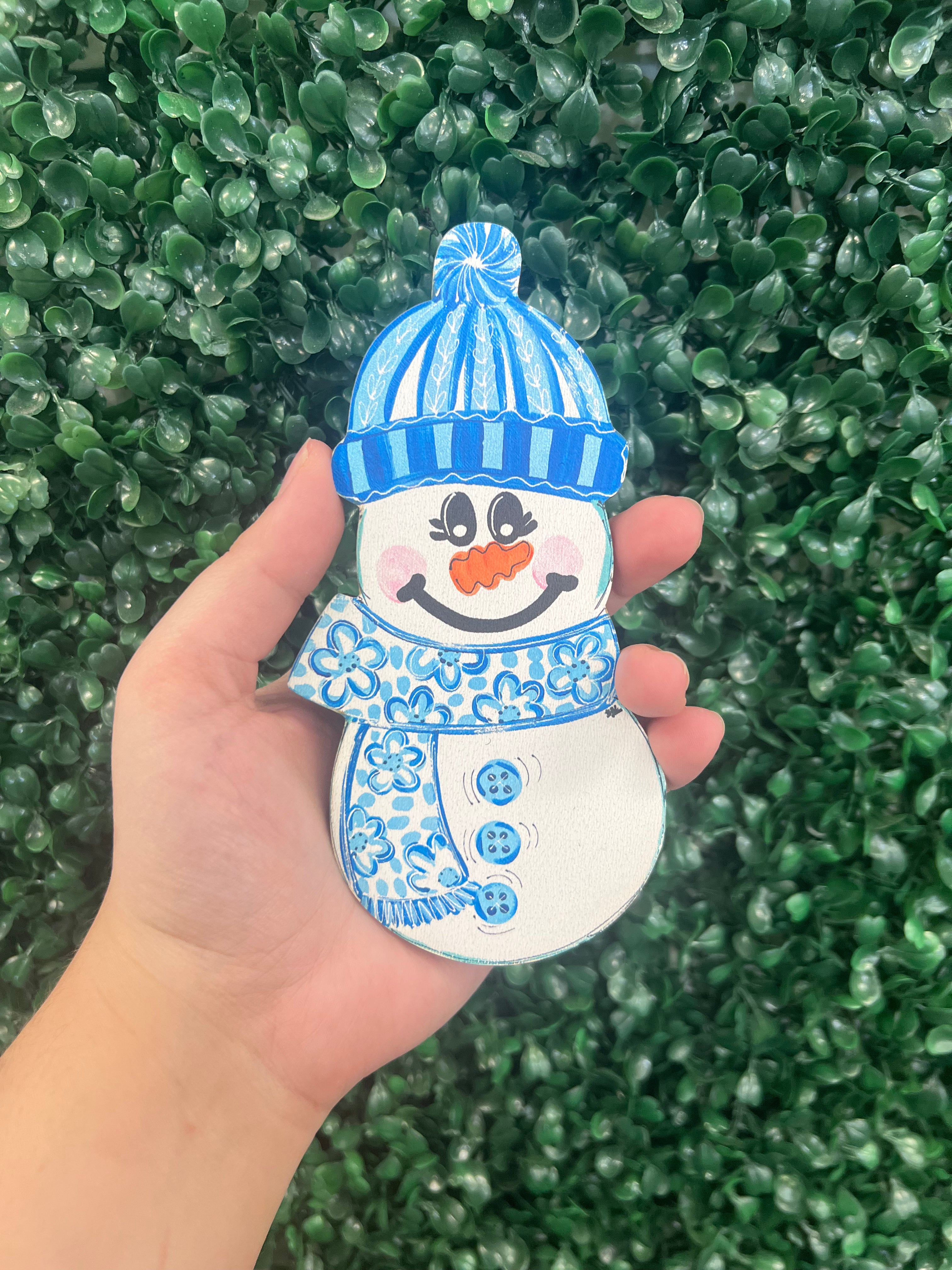 Door Hanger Mini Attachment - Snowman