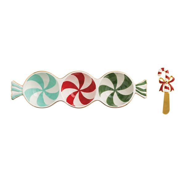 Christmas Candy Triple Tidbit Set