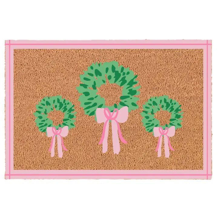 Mary Square Door Mat - Rosy Wreaths